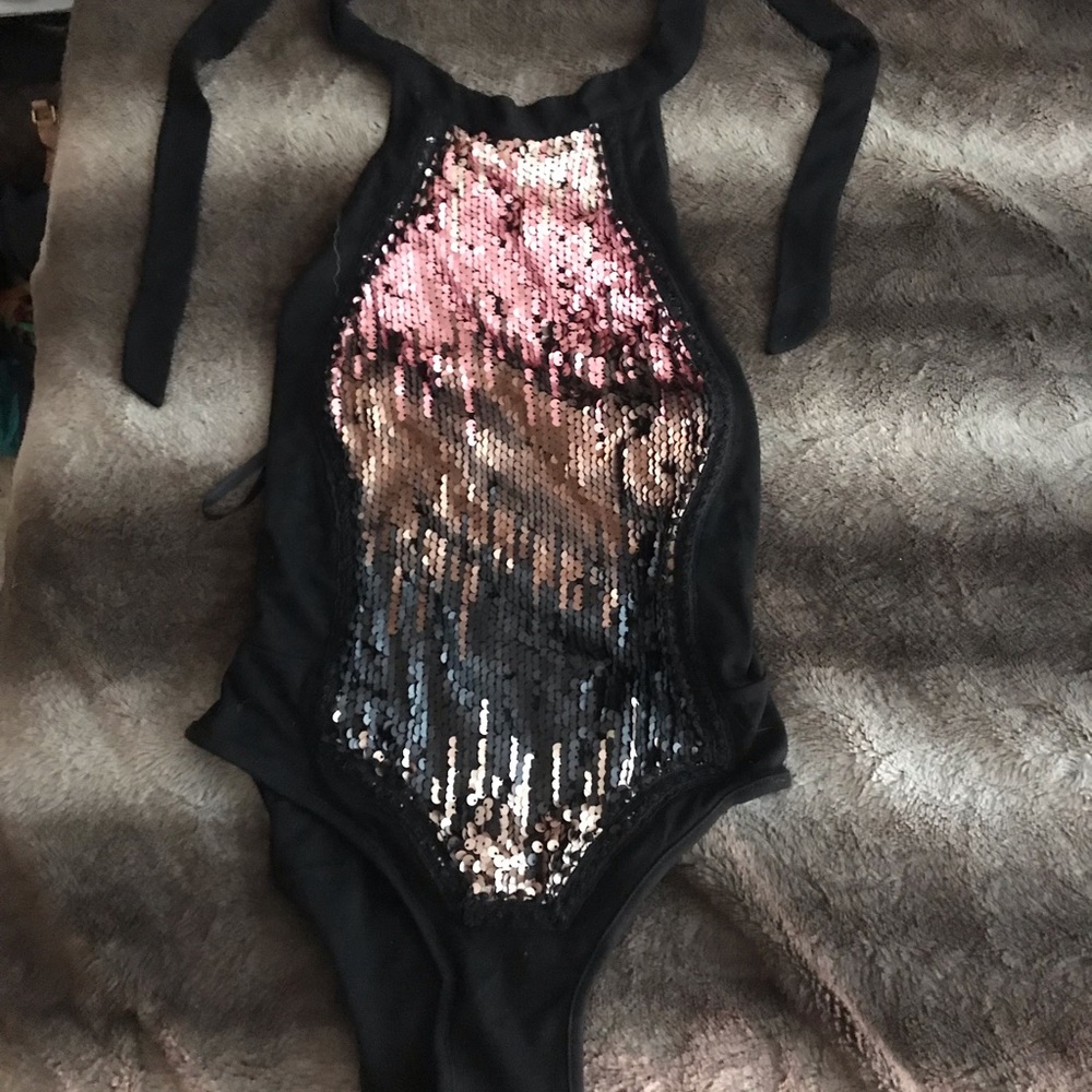 Cascade Sequin Bodysuit